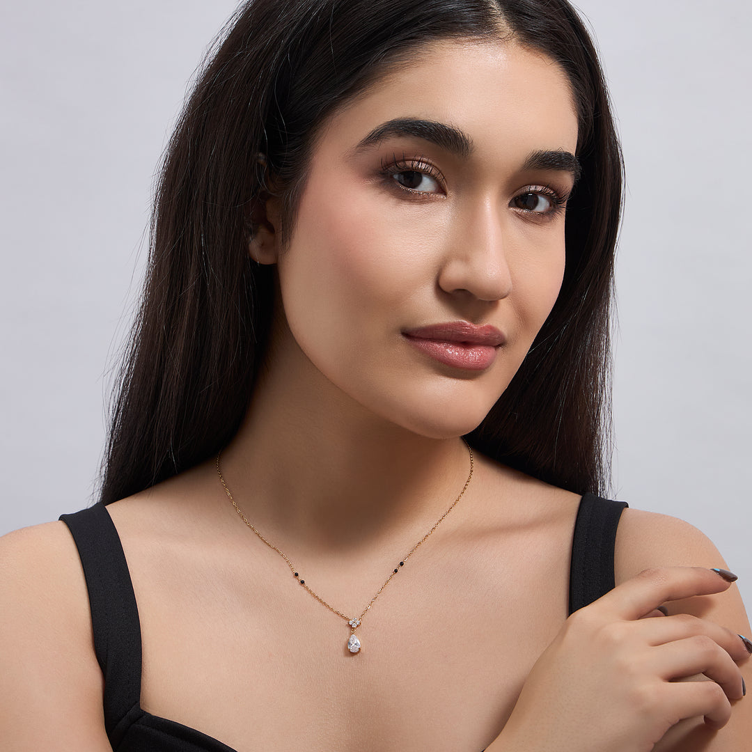 Midnight Bloom Mangalsutra
