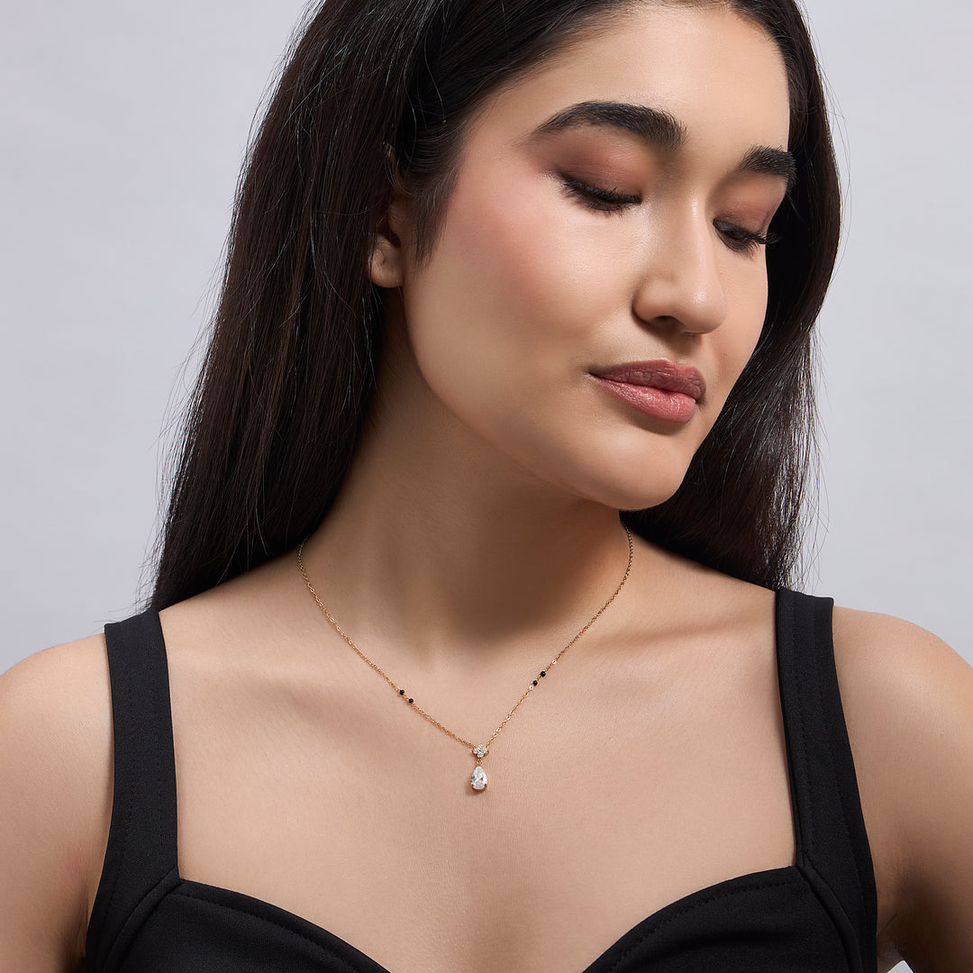 Midnight Bloom Mangalsutra