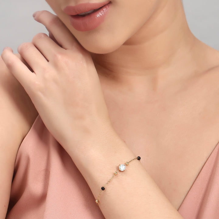 Solitaire Mangalsutra Bracelet