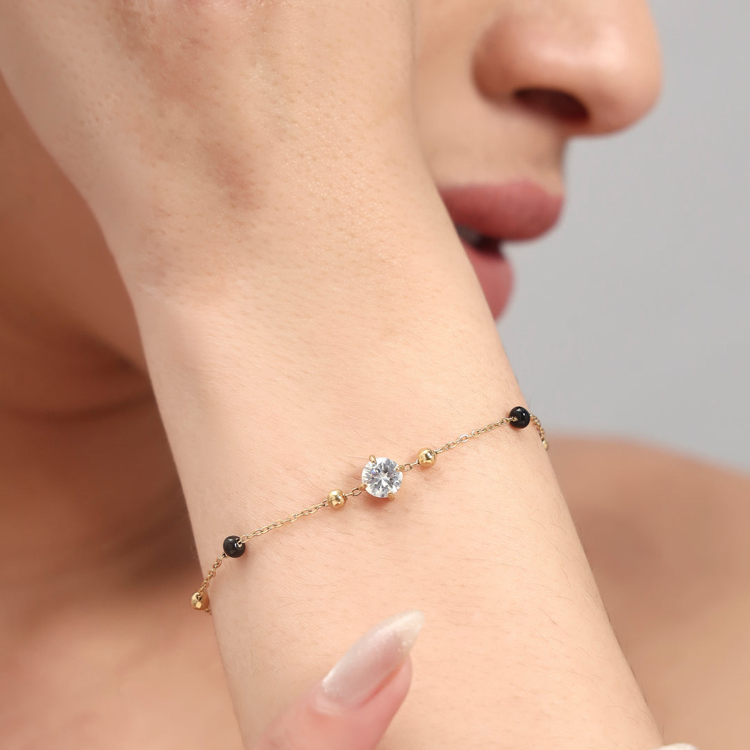Solitaire Mangalsutra Bracelet