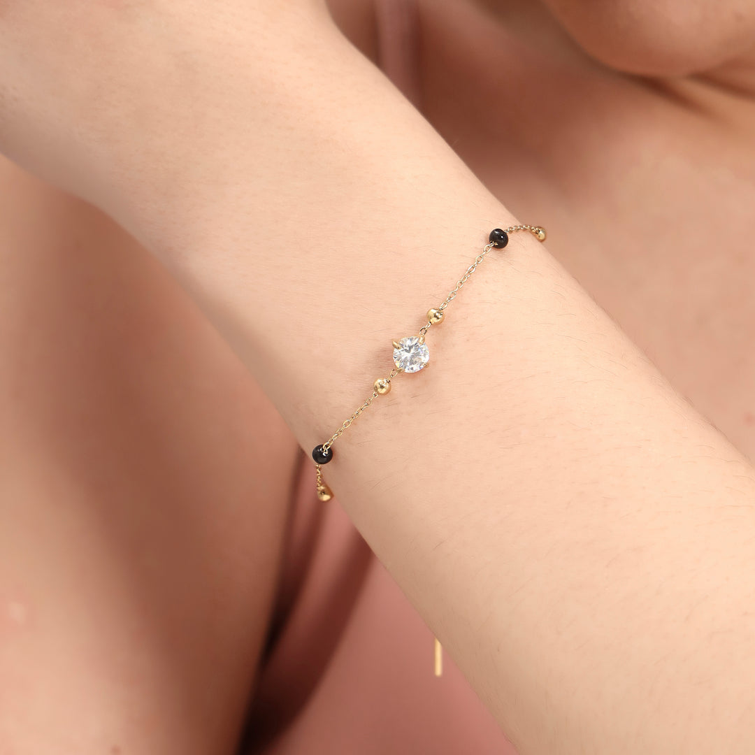 Solitaire Mangalsutra Bracelet