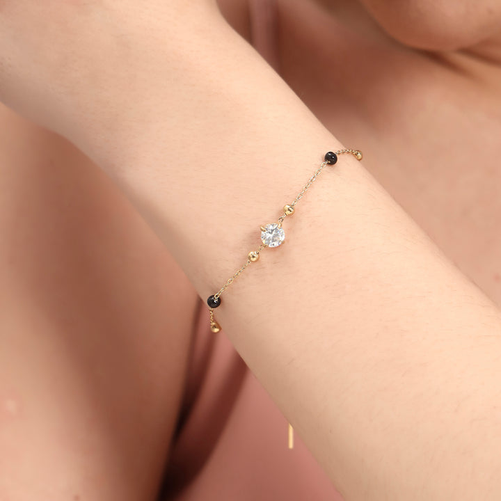 Solitaire Mangalsutra Bracelet