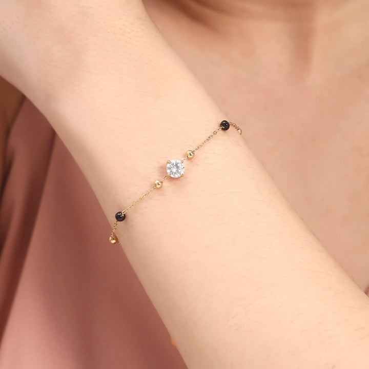 Solitaire Mangalsutra Bracelet