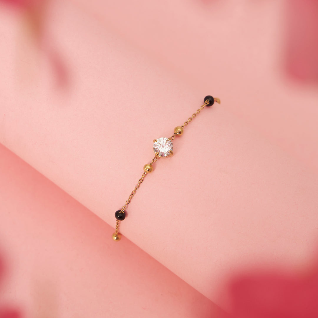 Solitaire Mangalsutra Bracelet