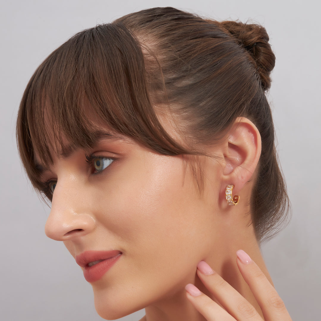 Emerald Hoops