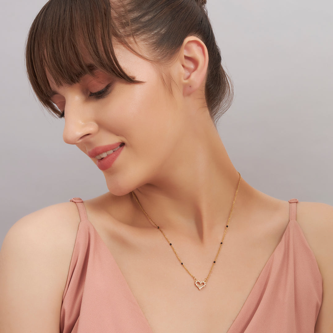 Heart Mangalsutra