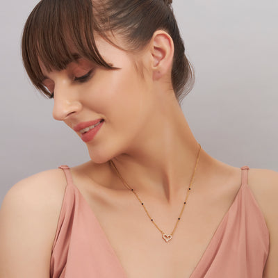 Heart Mangalsutra