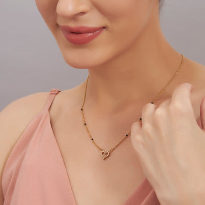 Heart Mangalsutra