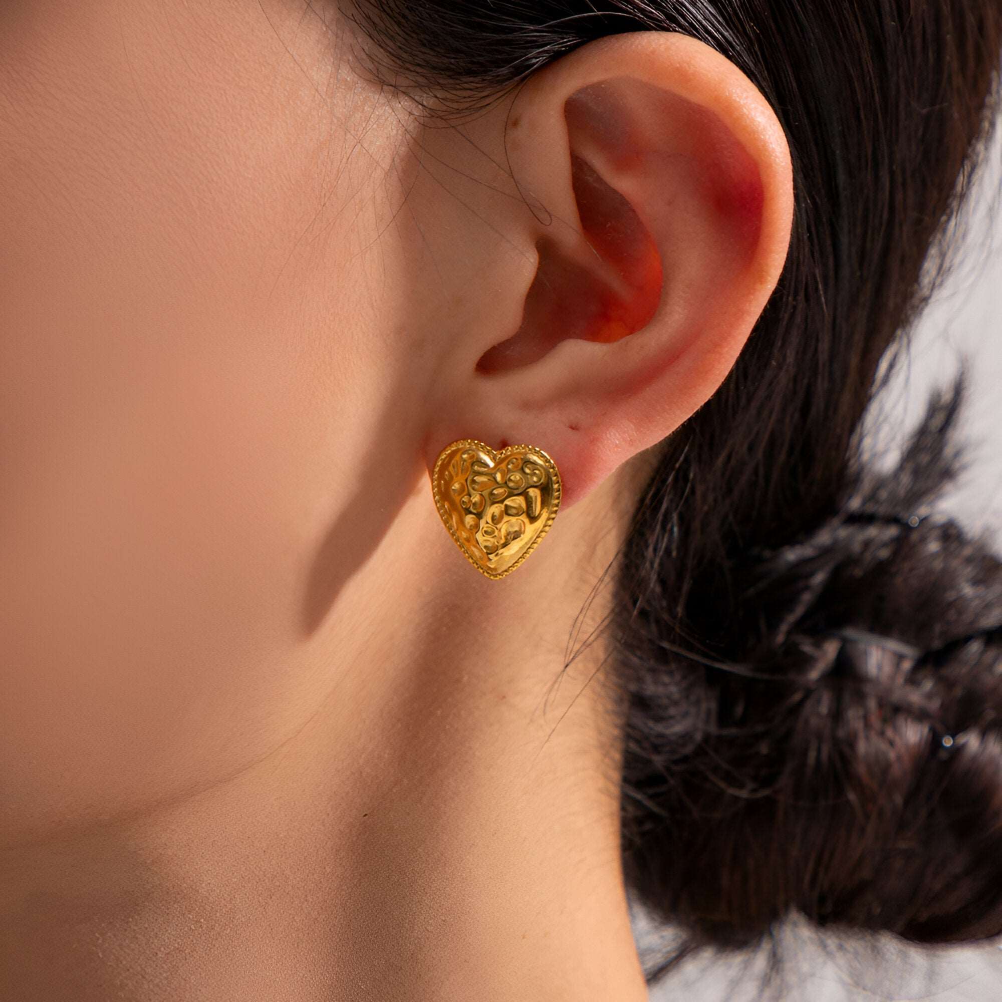 Heartfelt Gleam - 18K PVD Gold Plated