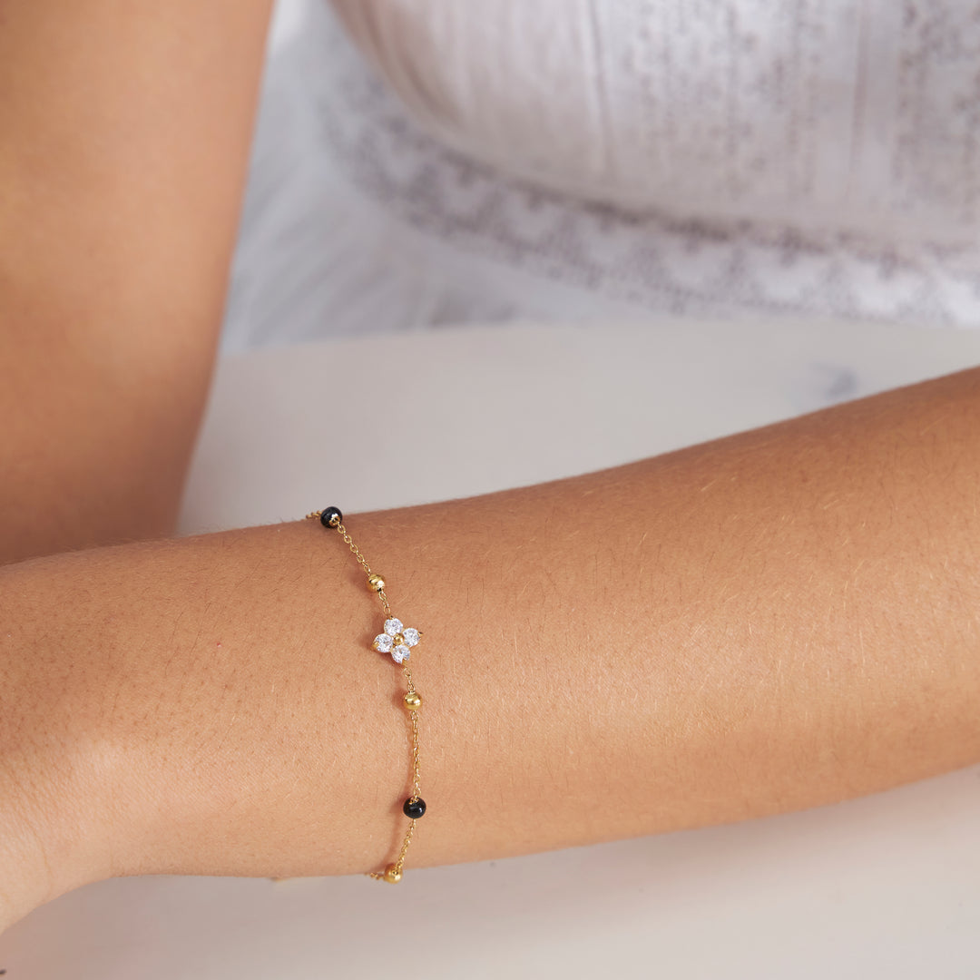 Clover Mangalsutra Bracelet