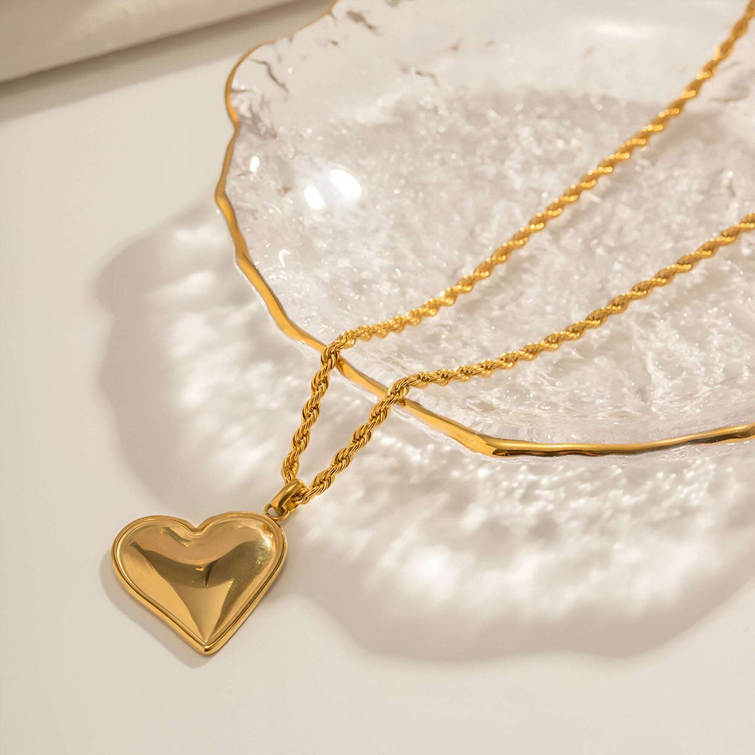 Vintage Heartbeat - 18K PVD Gold Plated