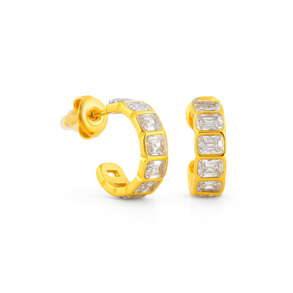 Emerald Hoops