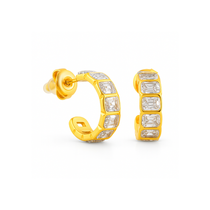 Emerald Hoops