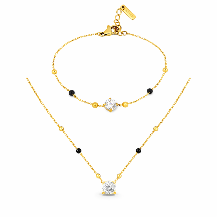 Solitaire Mangalsutra Combo