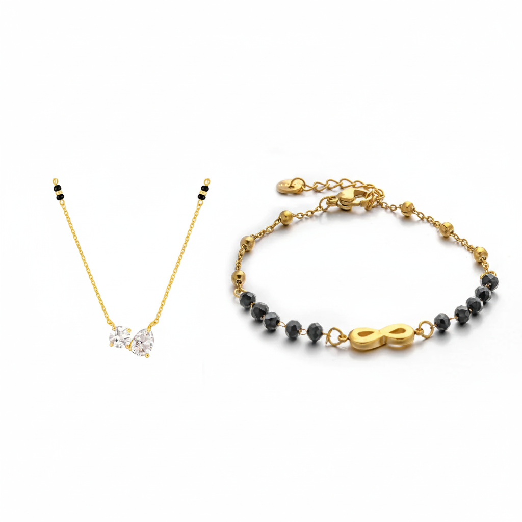 Mangalsutra Necklace & Bracelet