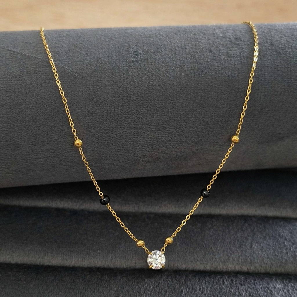 Solitaire Mangalsutra Combo