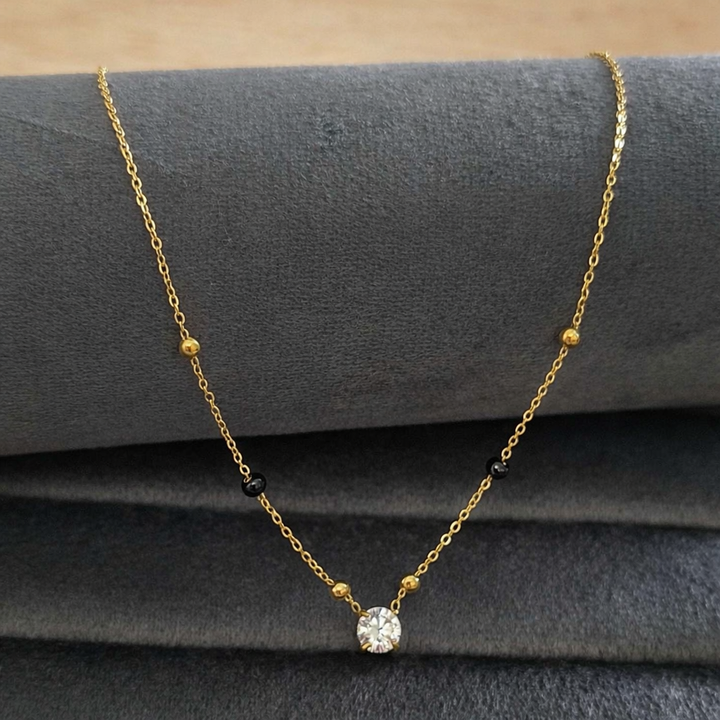 Solitaire Mangalsutra Combo