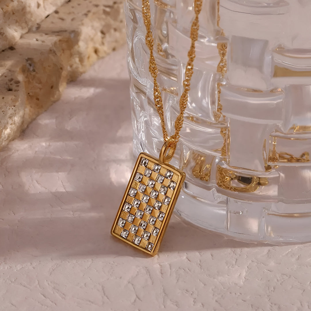 Checkered Necklace