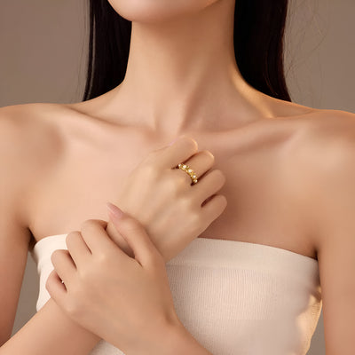 Baroque Knuckle Ring (Adjustable)