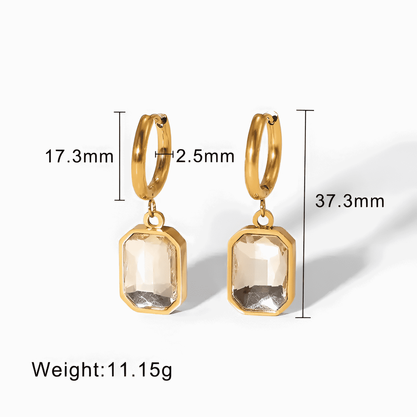 Gleaming Radiance  - 18K PVD Gold Plated