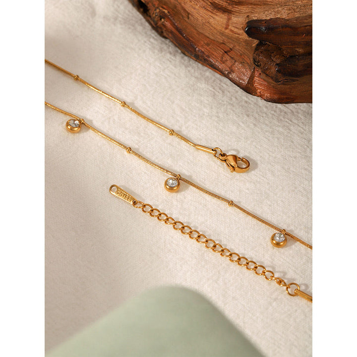Round Zircon Necklace
