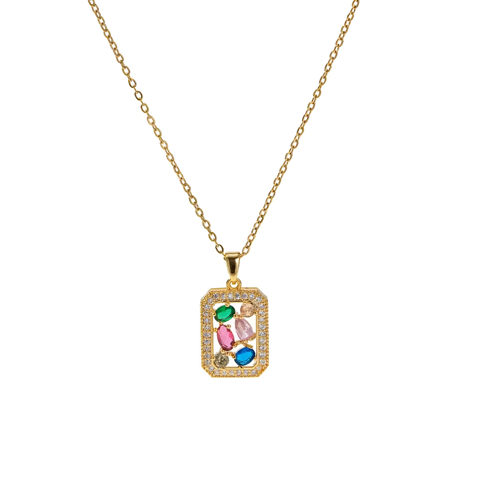 Dazzling Square - 18k Gold Plated - SEODRE