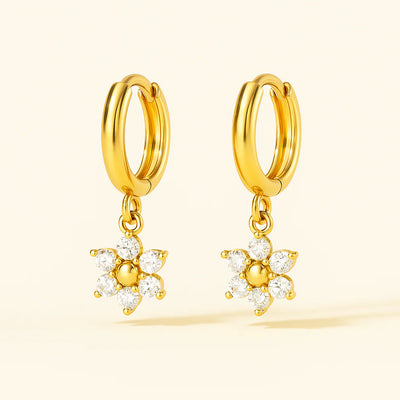 Floral Chic Hoops