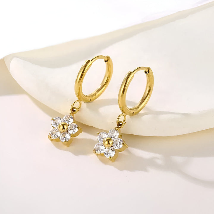 Floral Chic Hoops