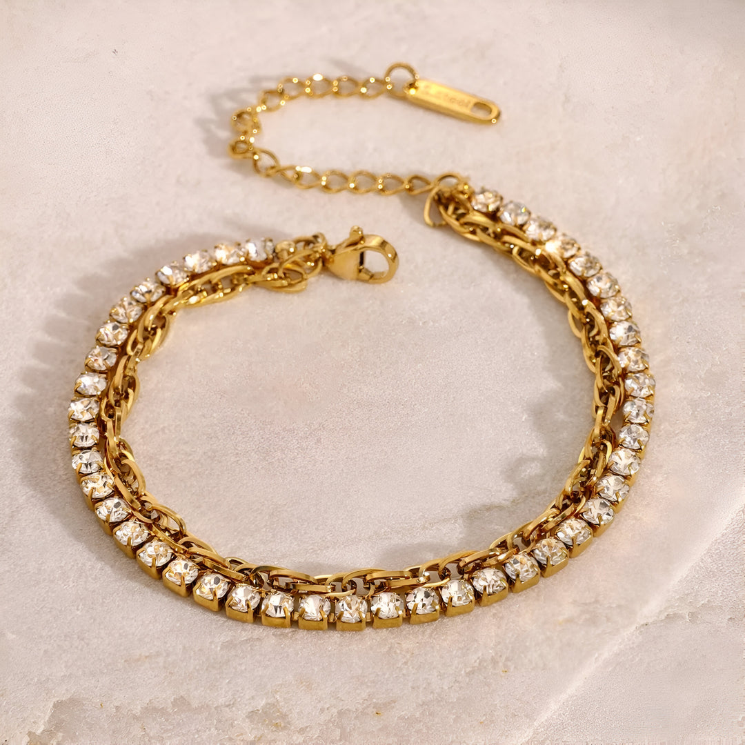 Double Layer Rhinestone