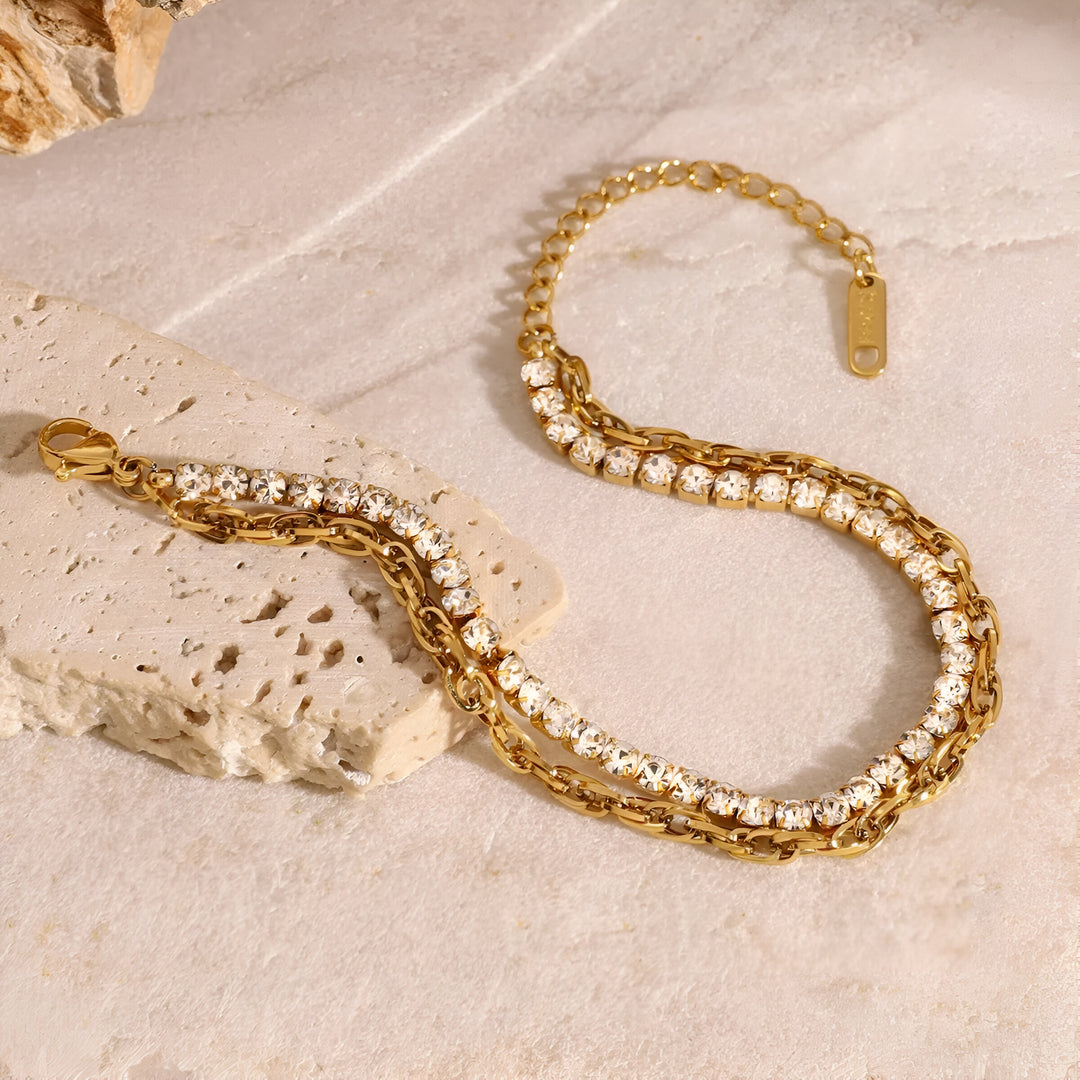 Double Layer Rhinestone