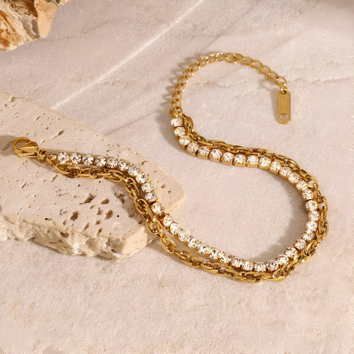 Double Layer Rhinestone