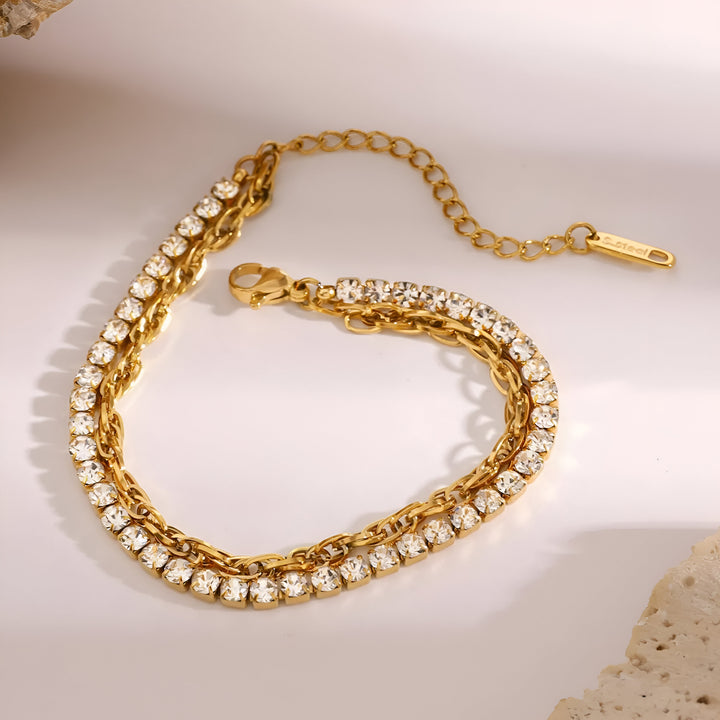 Double Layer Rhinestone