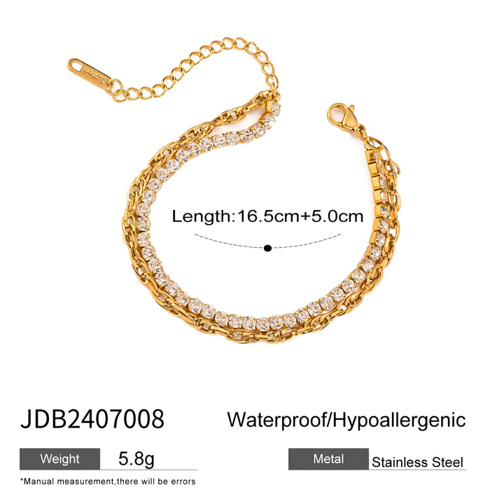 Double Layer Rhinestone